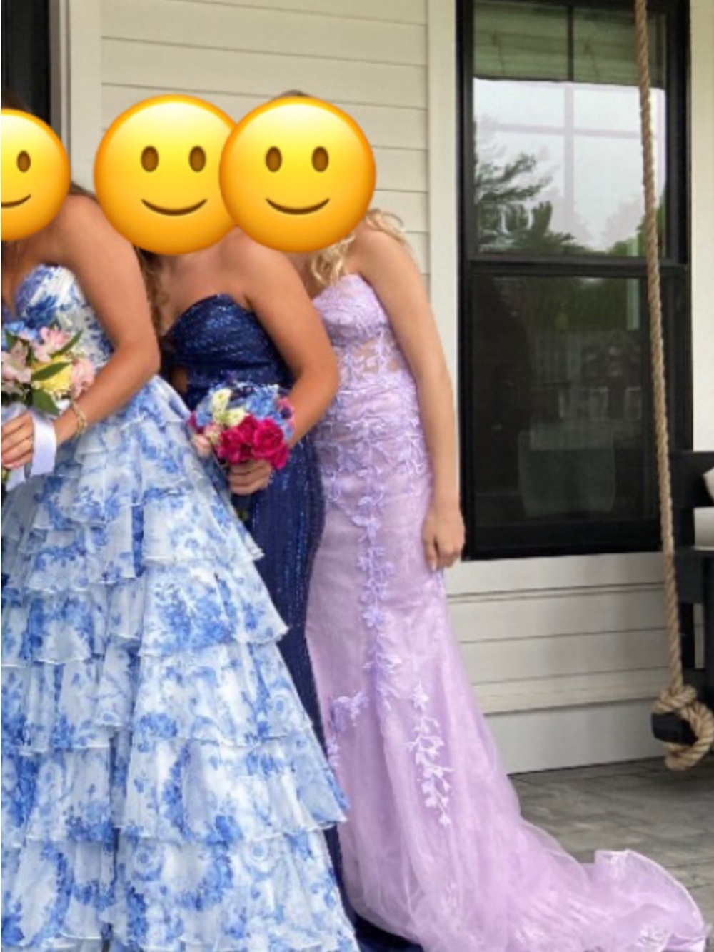 Prom dress Velvi size 4 lilac color - Picture 5 of 8